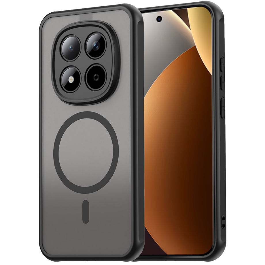 Handyhülle für Xiaomi Redmi Note 15 Pro Plus 5G / POCO M8 Pro 5G, Techsuit HaloFrost II MagSafe, Schwarz