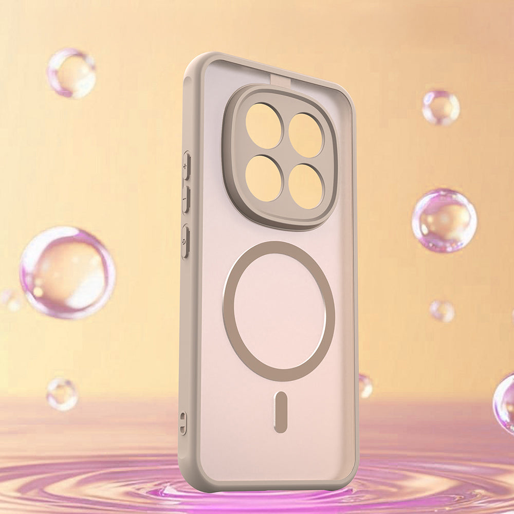Handyhülle für Xiaomi Redmi Note 15 Pro Plus 5G / POCO M8 Pro 5G, Techsuit HaloFrost II MagSafe, Golden