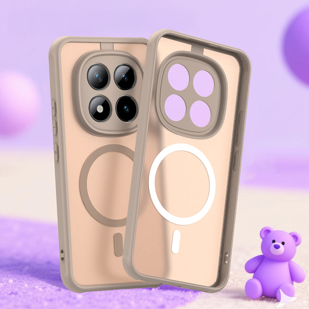 Handyhülle für Xiaomi Redmi Note 15 Pro Plus 5G / POCO M8 Pro 5G, Techsuit HaloFrost II MagSafe, Golden