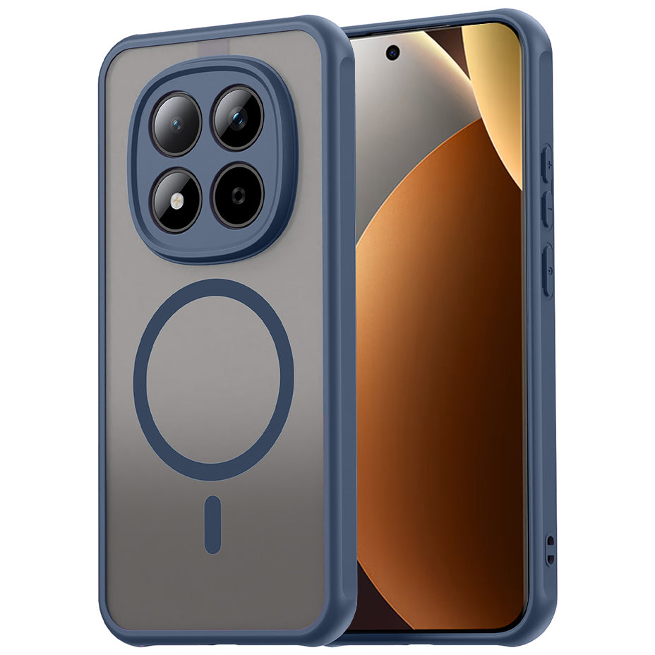 Handyhülle für Xiaomi Redmi Note 15 Pro Plus 5G / POCO M8 Pro 5G, Techsuit HaloFrost II MagSafe, Dunkelblau