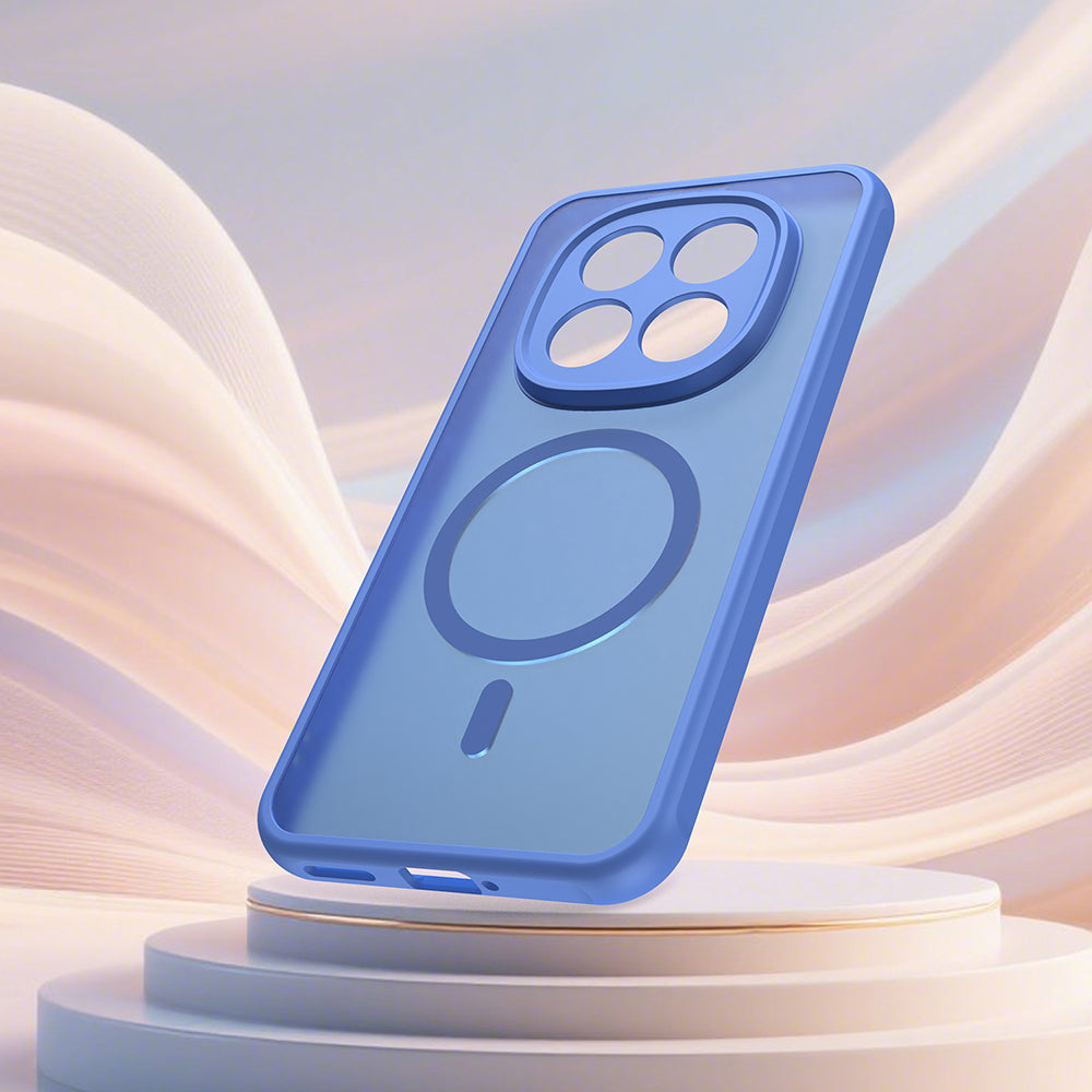 Handyhülle für Xiaomi Redmi Note 15 Pro Plus 5G / POCO M8 Pro 5G, Techsuit HaloFrost II MagSafe, Hellblau