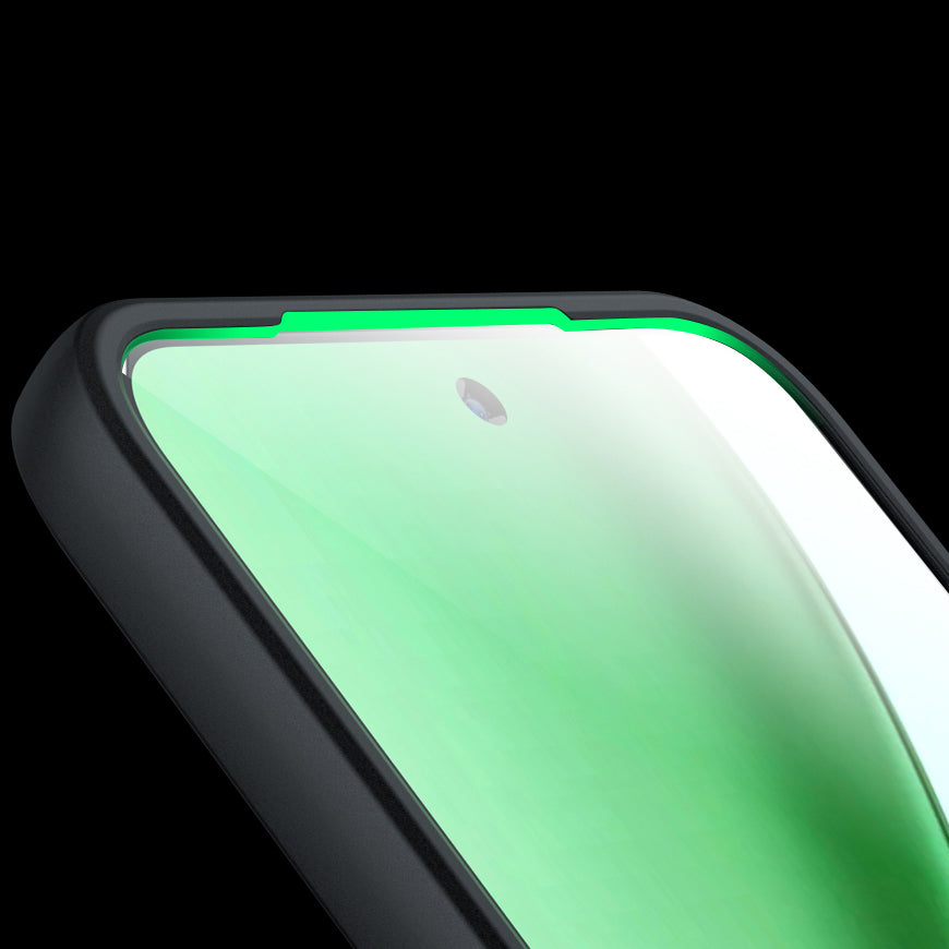 Handyhülle für Honor Magic8 Lite, Techsuit PureFrost MagSafe, Durchscheinend mit schwarzen Rahmen