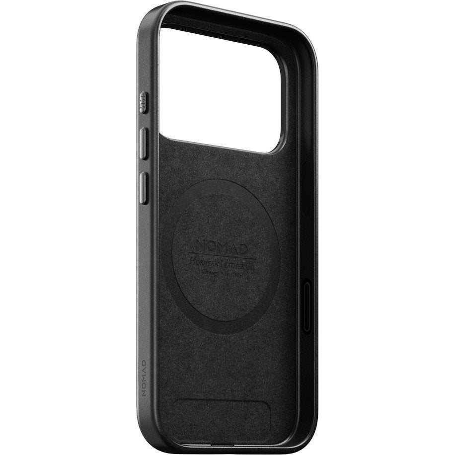 Leder Handyhülle für iPhone 18 Pro / 17 Pro mit MagSafe, Traditional Leather Case Horween Series, Schwarz (3/9)
