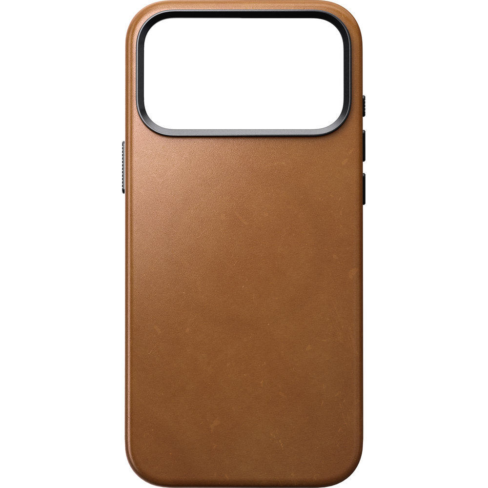 Leder Handyhülle für iPhone 18 Pro Max / 17 Pro Max mit MagSafe, Nomad Traditional Leather Case, Hellbraun (4/6)