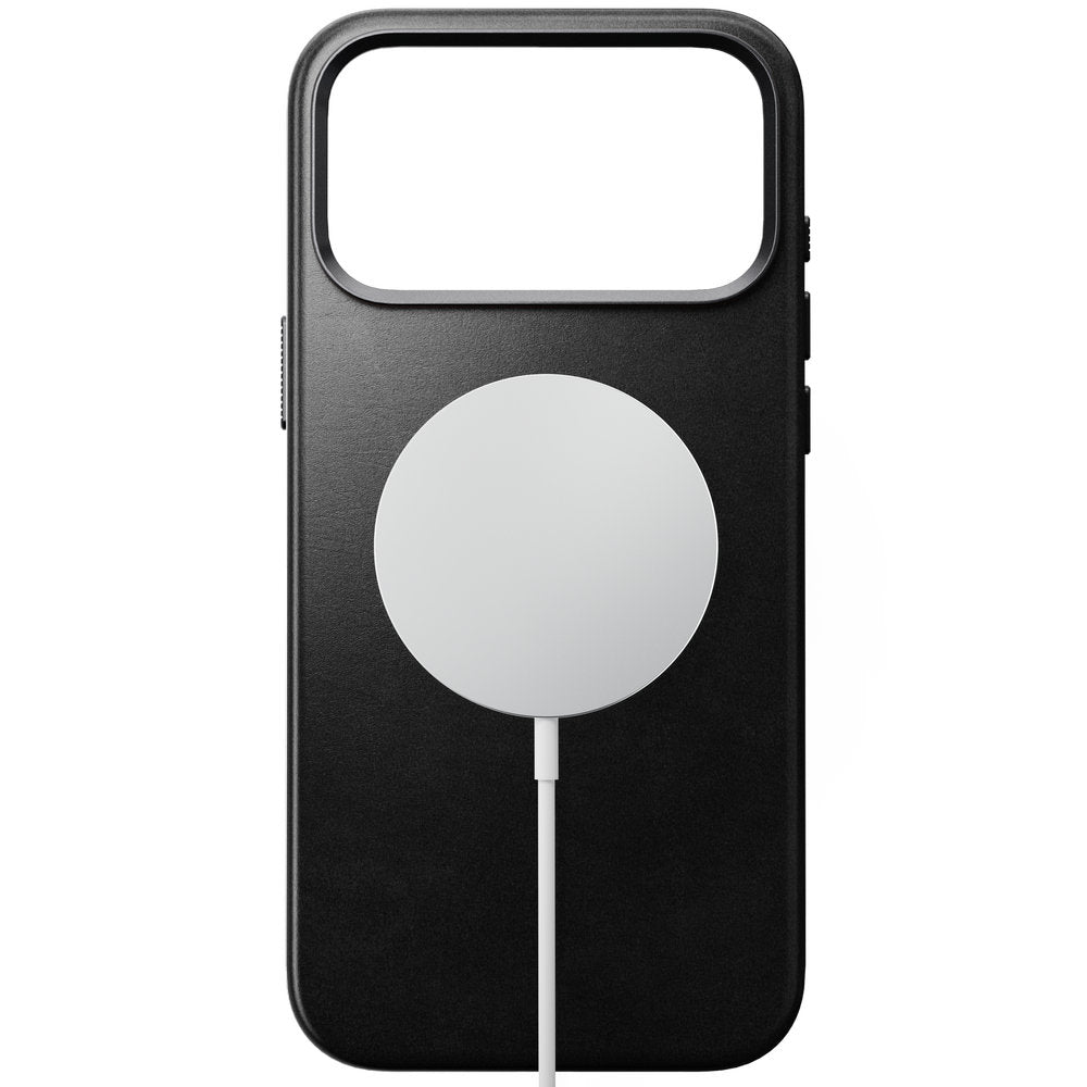 Leder Handyhülle für iPhone 18 Pro Max / 17 Pro Max mit MagSafe, Traditional Leather Case Horween Series, Schwarz (7/9)