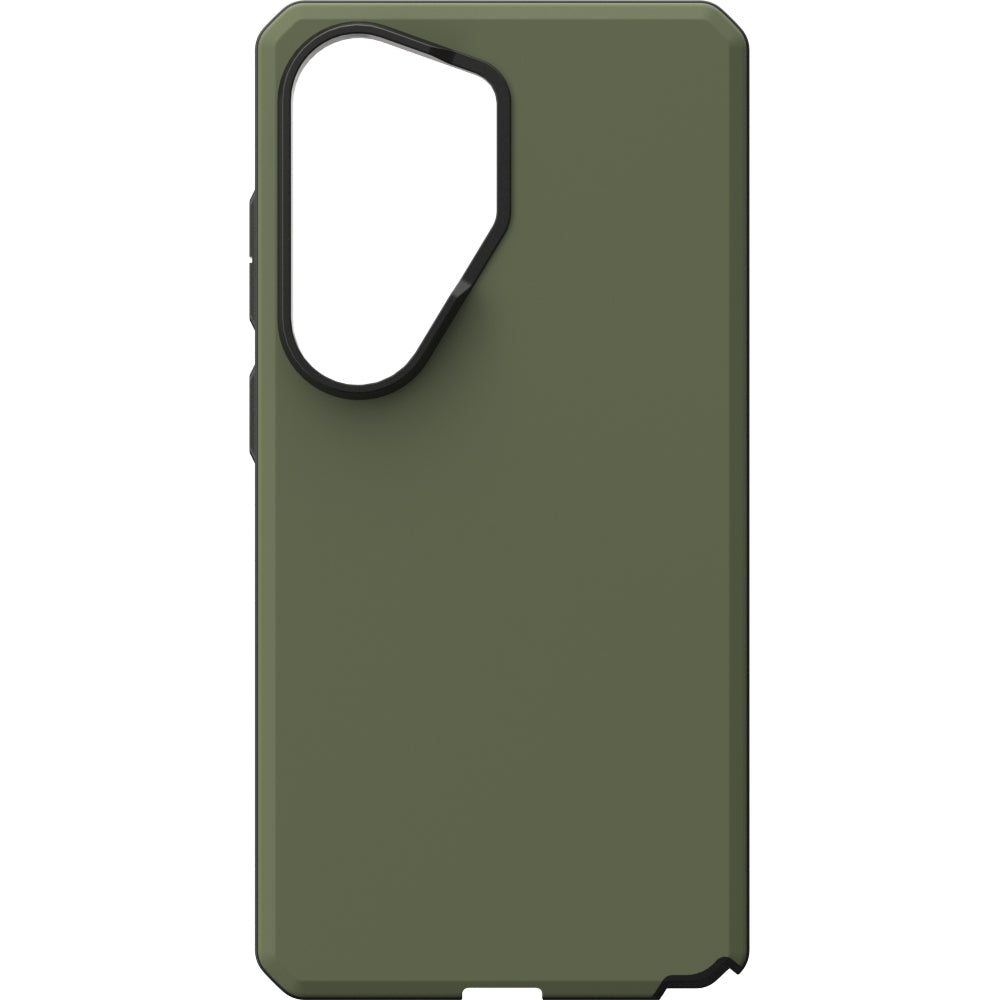 Gepanzerte Handyhülle für Galaxy S26 Ultra, Urban Armor Gear Civilian LT mit MagSafe, Olivgrün mit schwarzen Rahmen
