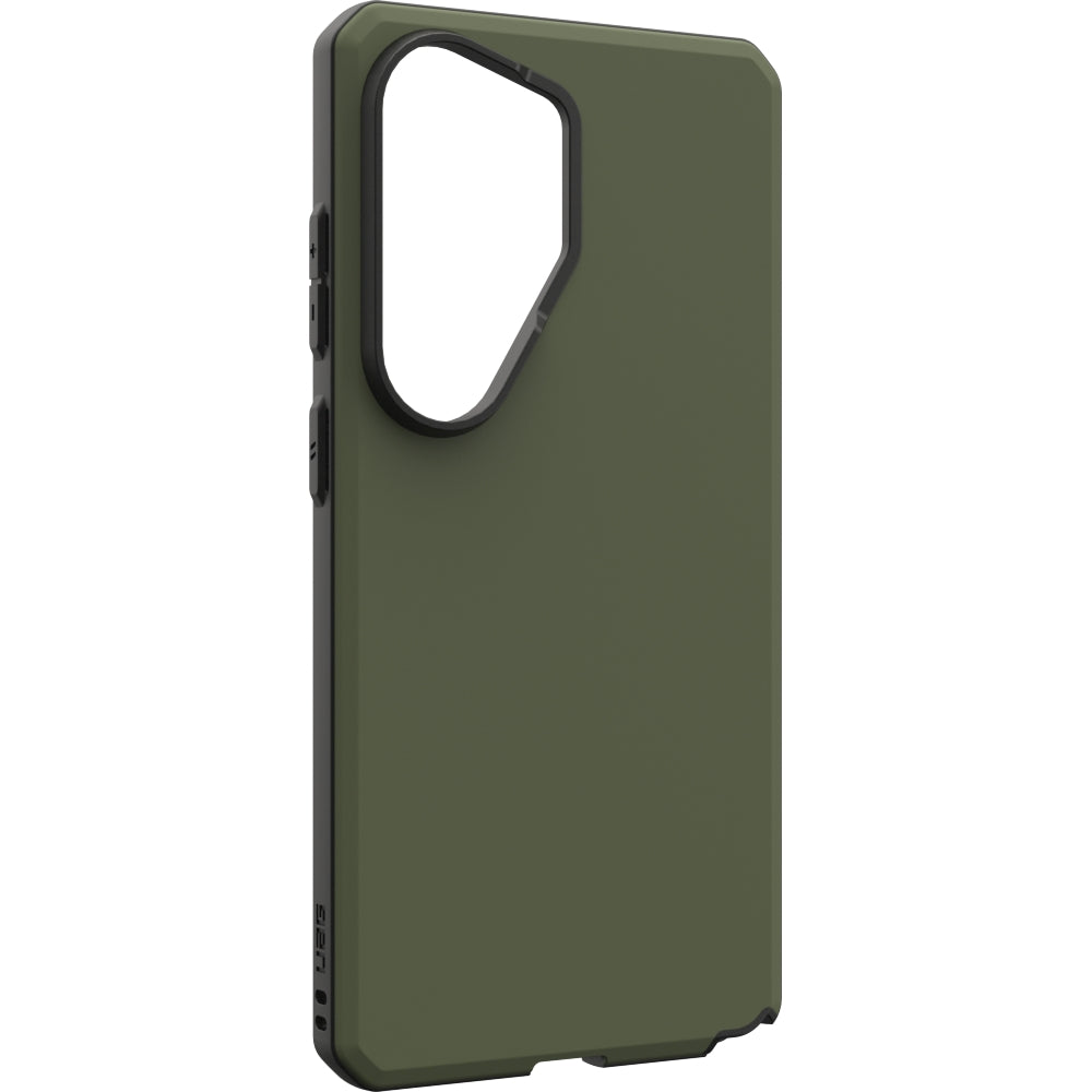 Gepanzerte Handyhülle für Galaxy S26 Ultra, Urban Armor Gear Civilian LT mit MagSafe, Olivgrün mit schwarzen Rahmen