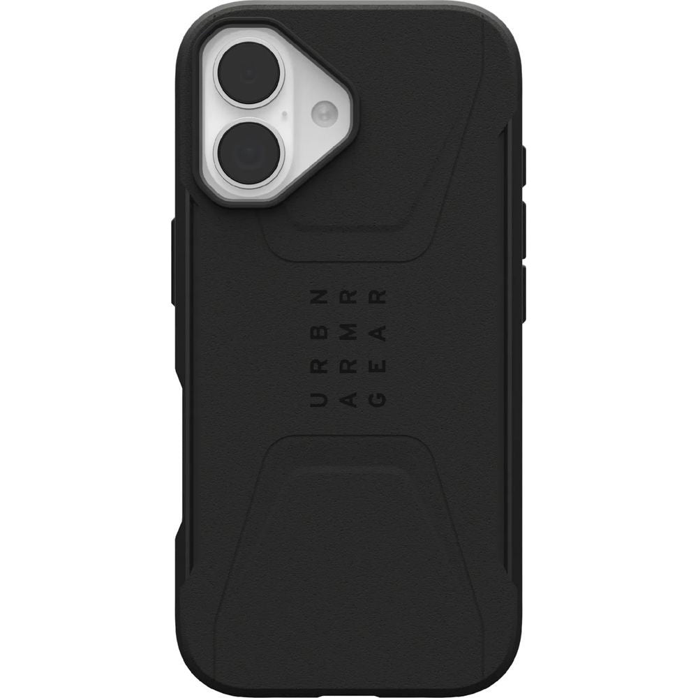 Handyhülle für iPhone 17, Urban Armor Gear Civilian Mag mit MagSafe, Schwarz