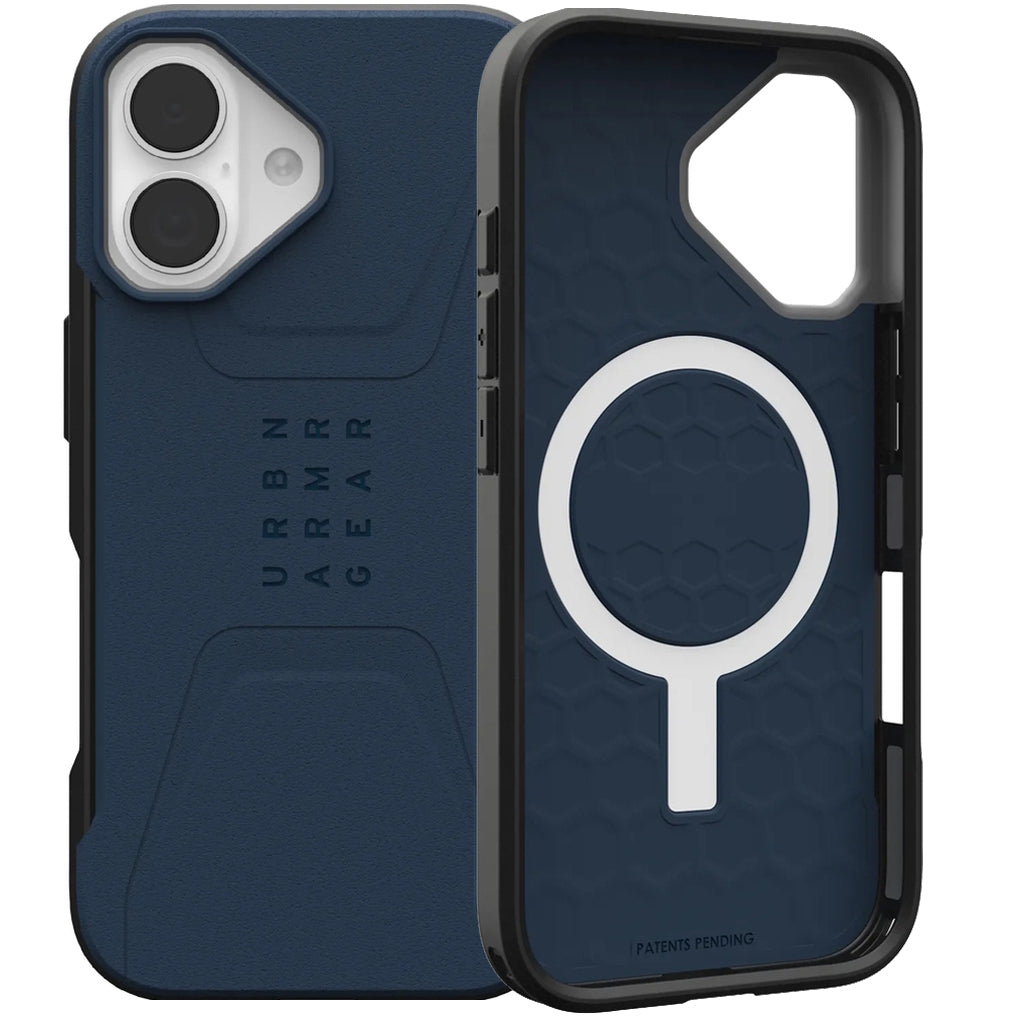 Handyhülle für iPhone 17, Urban Armor Gear Civilian Mag mit MagSafe, Blau