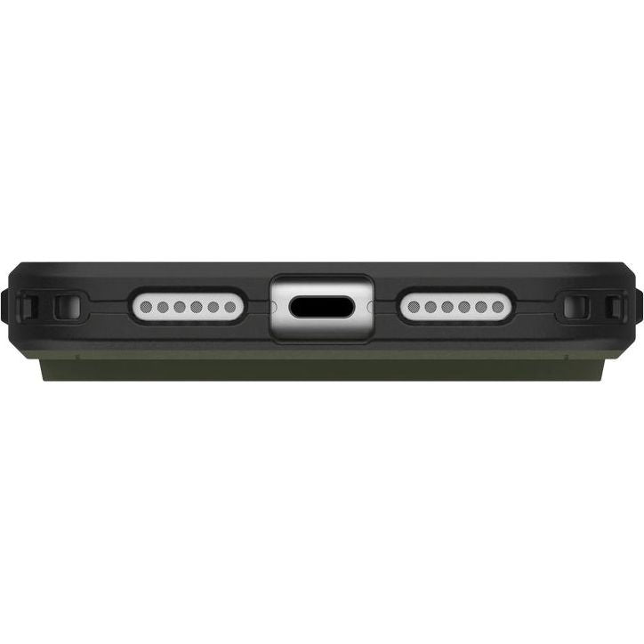 Handyhülle für iPhone 17 Pro Max, Urban Armor Gear Civilian Mag mit MagSafe, Grün mit Orange
