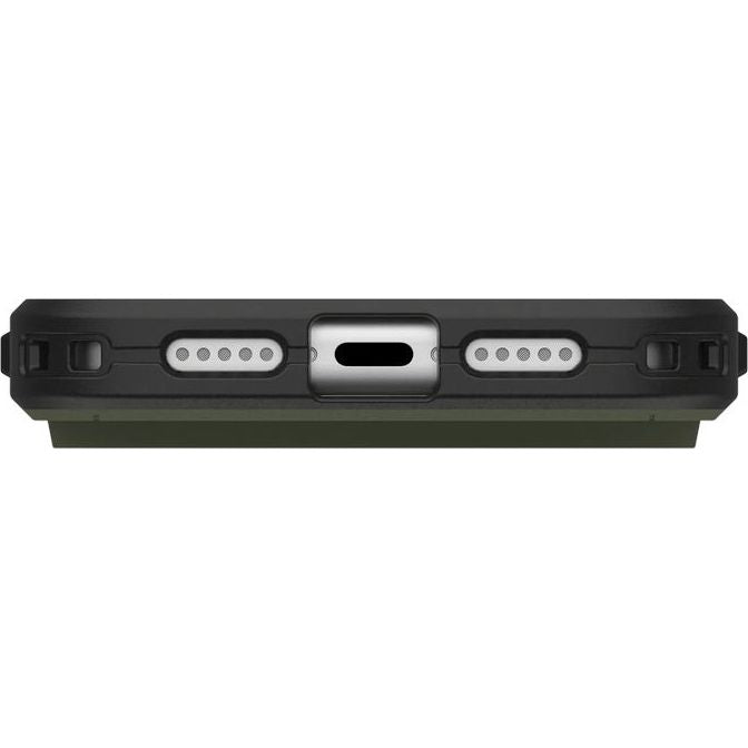 Handyhülle für iPhone 17 Pro, Urban Armor Gear Civilian Mag mit MagSafe, Grün mit Orange