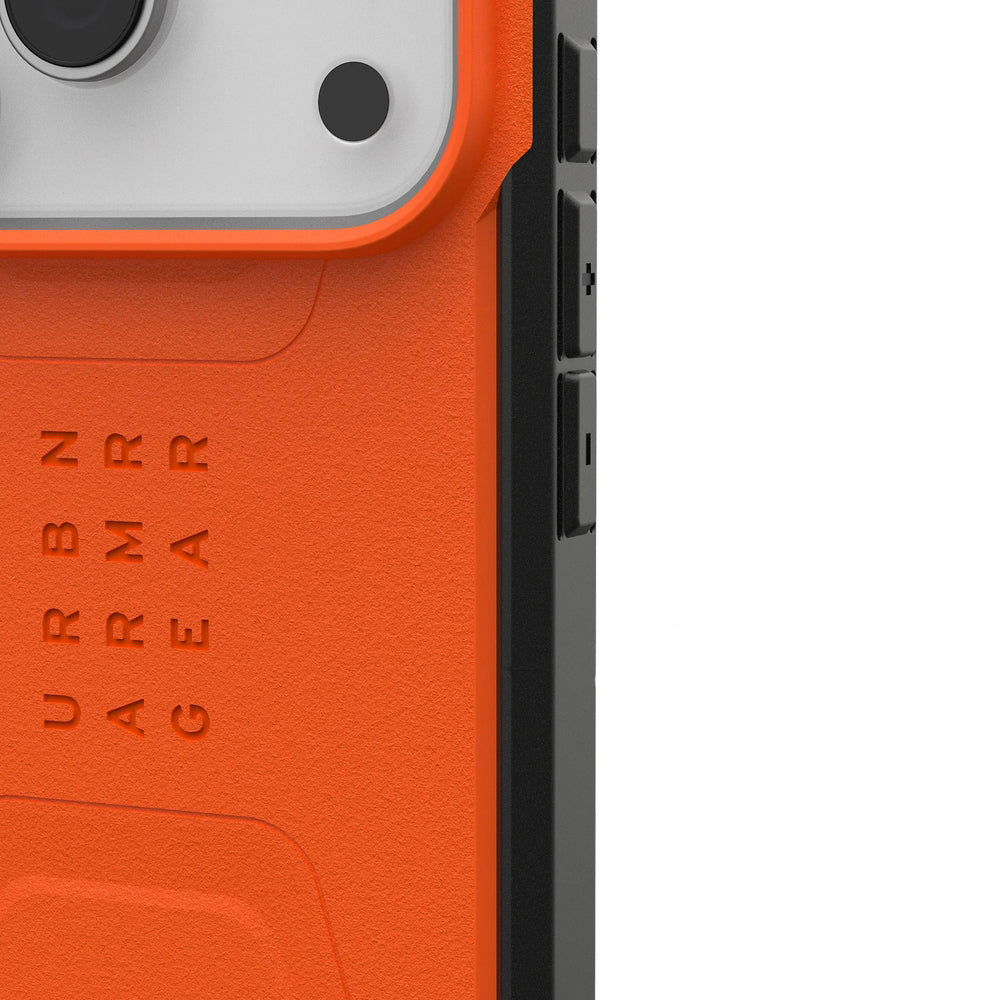 Handyhülle für iPhone 17 Pro, Urban Armor Gear Civilian Mag mit MagSafe, Orange