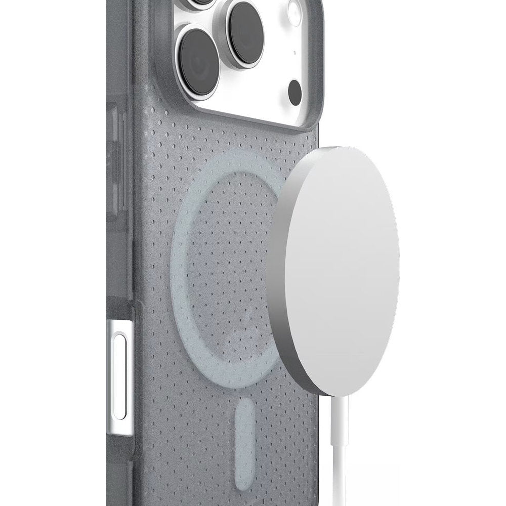 Handyhülle für iPhone 17 Pro, Urban Armor Gear Dot Magnetic mit MagSafe, Grau (3/12)
