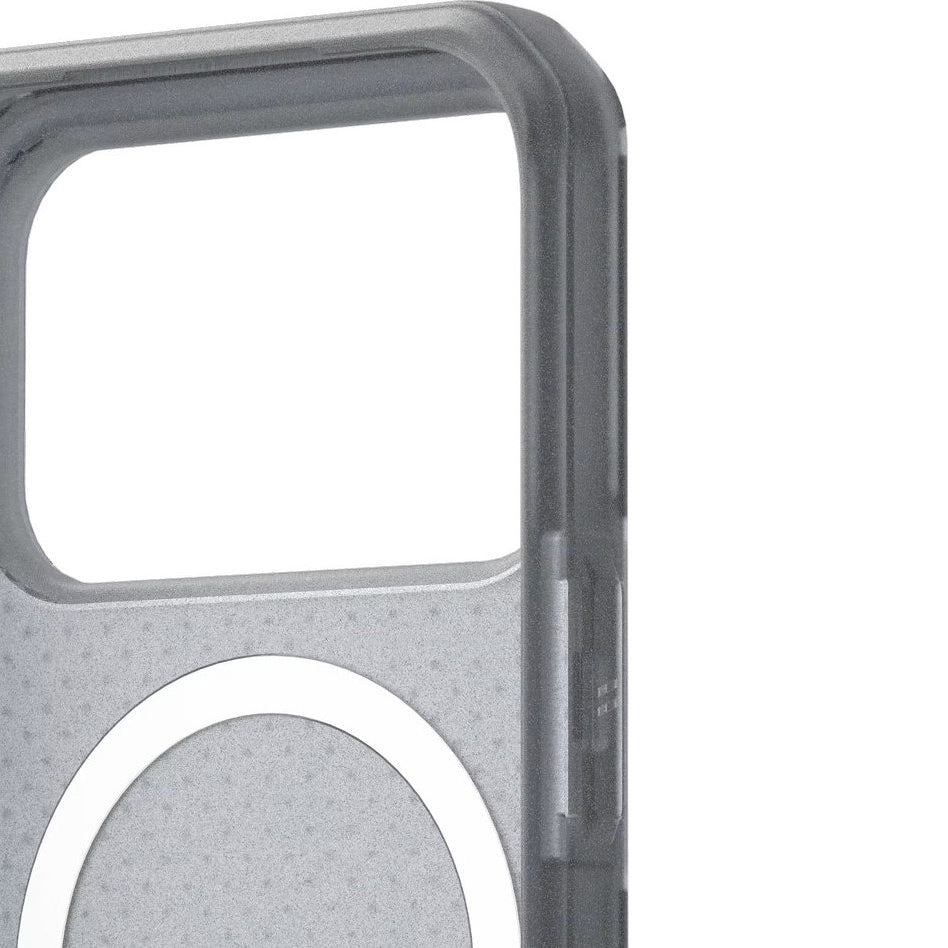 Handyhülle für iPhone 17 Pro, Urban Armor Gear Dot Magnetic mit MagSafe, Grau (10/12)
