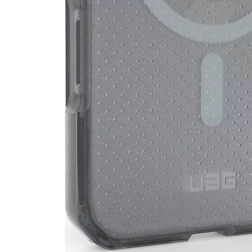 Handyhülle für iPhone 17 Pro Max, Urban Armor Gear Dot Magnetic mit MagSafe, Grau (9/12)