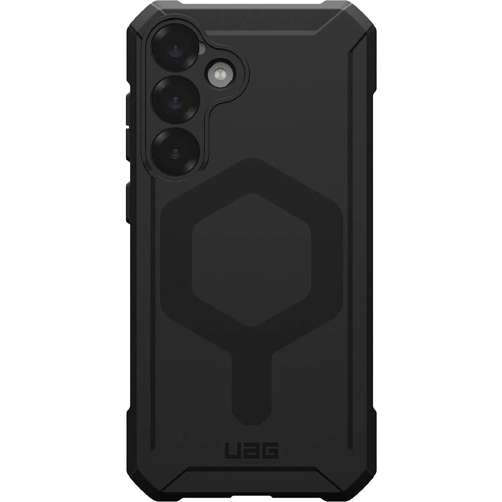 Handyhülle für Galaxy S25 Plus, Urban Armor Gear Essential Armor Magnet, Schwarz