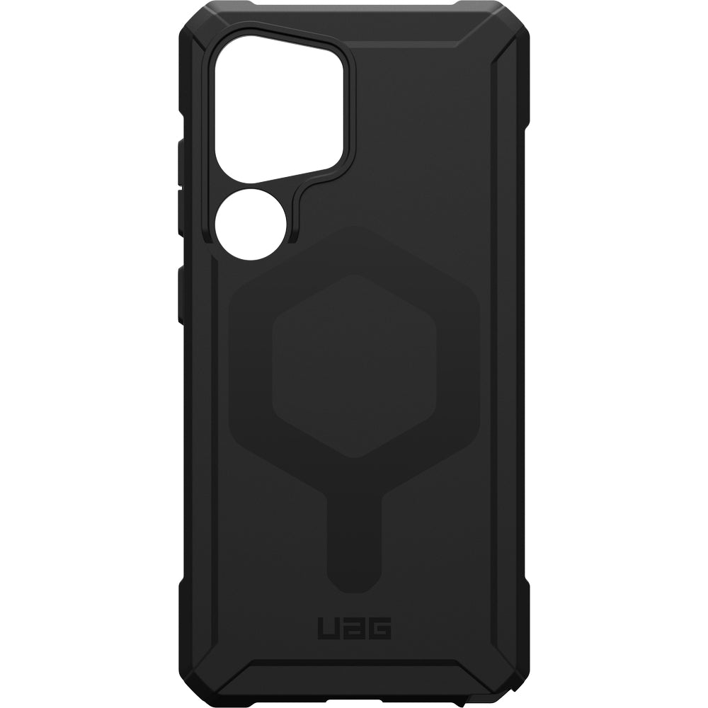 Handyhülle für Galaxy S25 Ultra, Urban Armor Gear Essential Armor Magnet, Schwarz