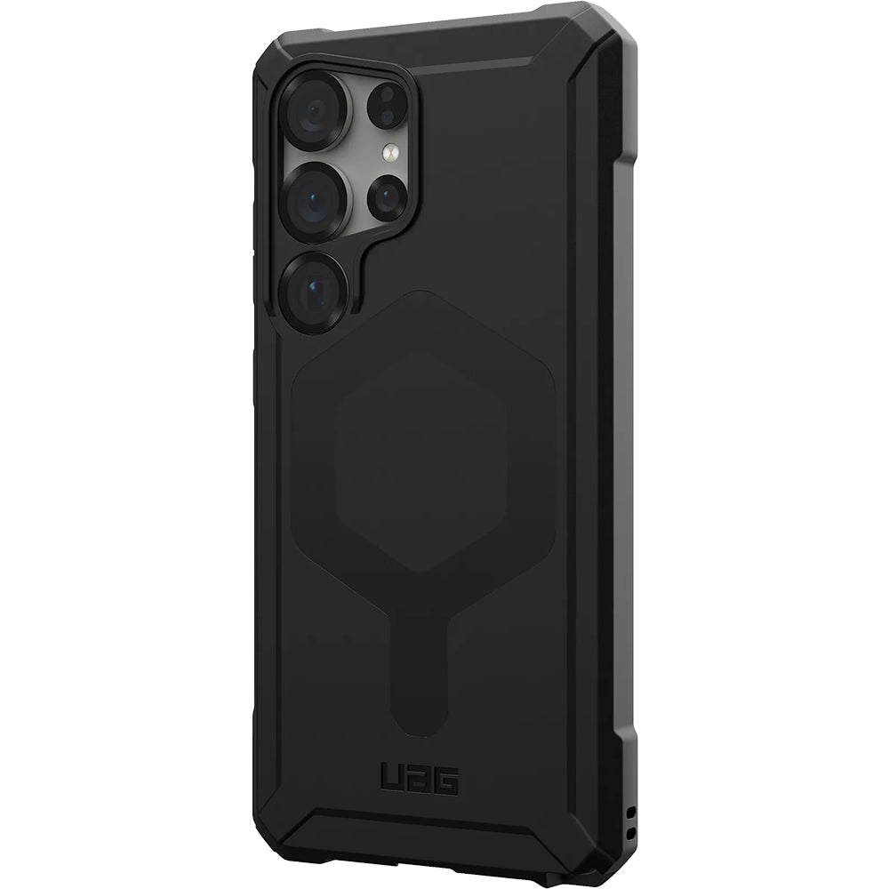 Handyhülle für Galaxy S25 Ultra, Urban Armor Gear Essential Armor Magnet, Schwarz