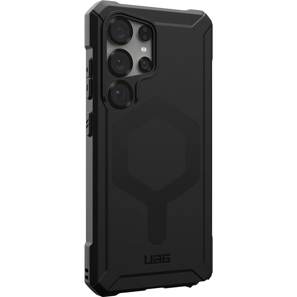 Handyhülle für Galaxy S25 Ultra, Urban Armor Gear Essential Armor Magnet, Schwarz