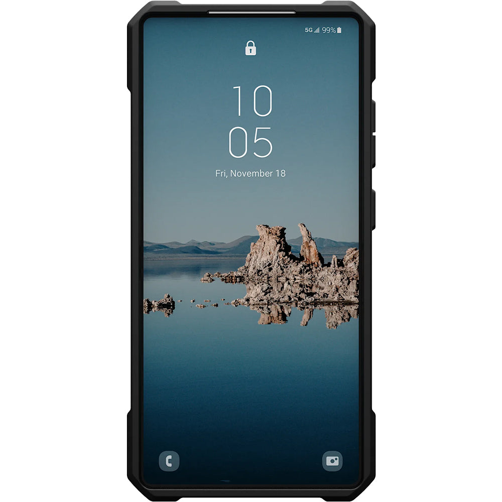 Handyhülle für Galaxy S25 Ultra, Urban Armor Gear Essential Armor Magnet, Schwarz
