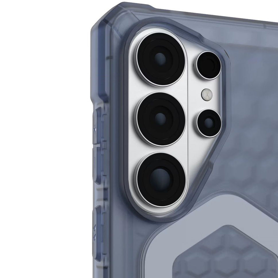 Handyhülle für Galaxy S26 Ultra, Urban Armor Gear Essential Armor Mag mit MagSafe, Durchscheinend-Blau