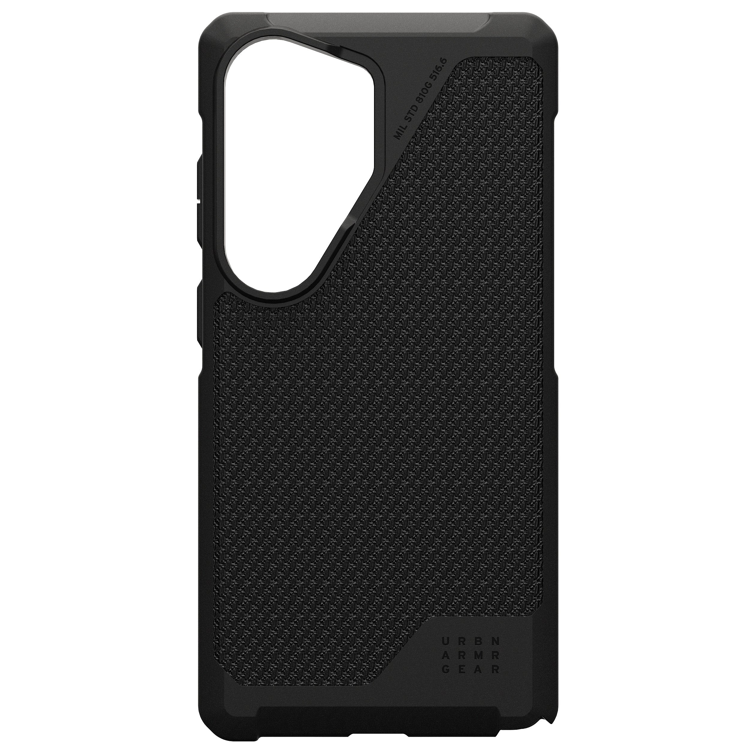 Handyhülle für Galaxy S26 Ultra, Urban Armor Gear Metropolis LT Magnet Kevlar, Schwarz mit Kevlar