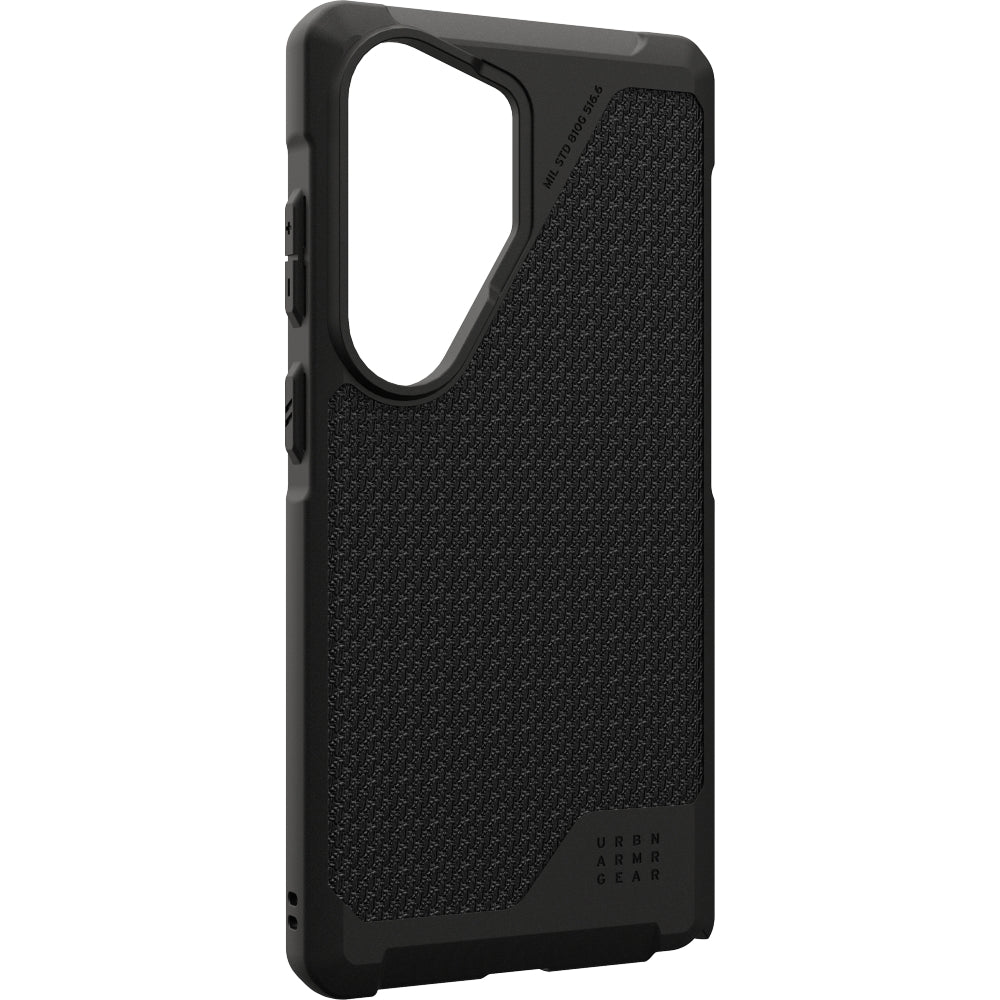 Handyhülle für Galaxy S26 Ultra, Urban Armor Gear Metropolis LT Magnet Kevlar, Schwarz mit Kevlar