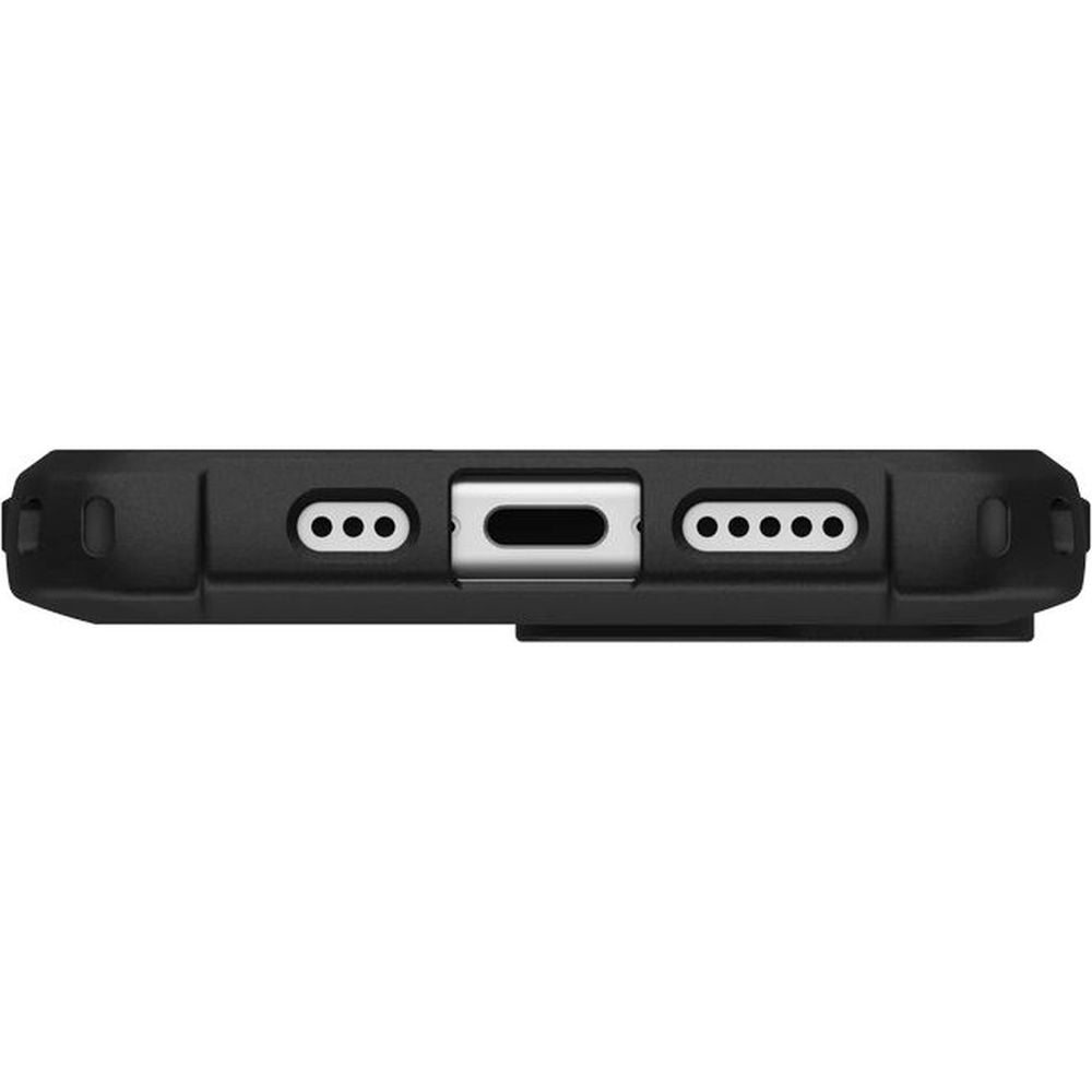 Handyhülle für iPhone 16, Urban Armor Gear Metropolis LT Mag mit MagSafe, Schwarz mit Kevlar
