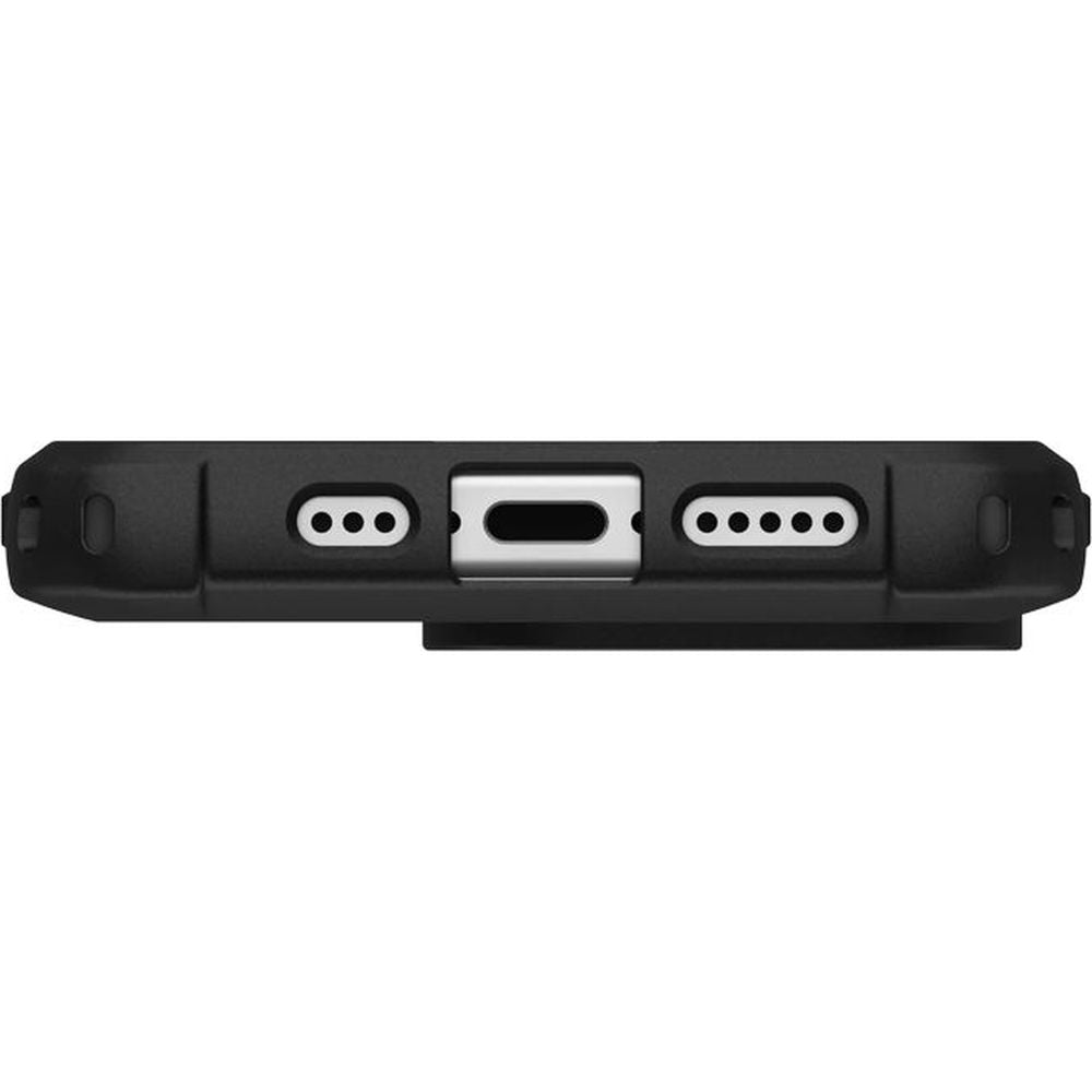 Handyhülle für iPhone 16 Pro, Urban Armor Gear Metropolis LT Mag mit MagSafe, Schwarz mit Kevlar