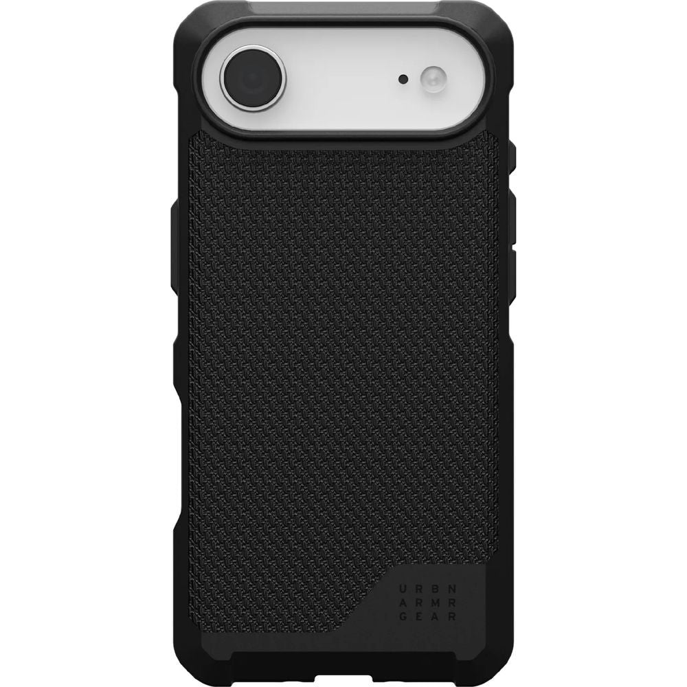Handyhülle für iPhone Air, Urban Armor Gear Metropolis LT Mag mit MagSafe, Schwarz mit Kevlar