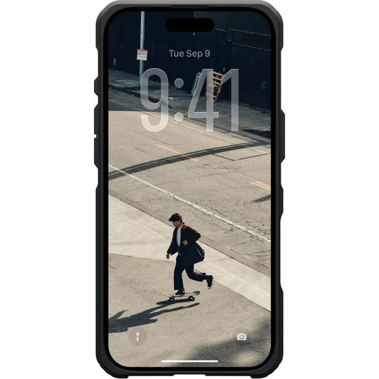 Handyhülle für iPhone Air, Urban Armor Gear Metropolis LT Mag mit MagSafe, Schwarz mit Kevlar