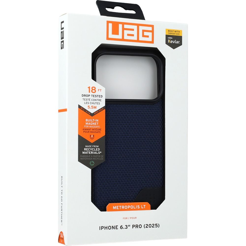 urban armor gear metropolis Handyhülle für iPhone 17 Pro, Urban Armor Gear Metropolis LT Mag mit M