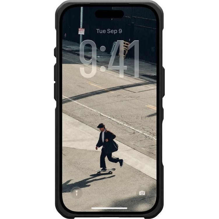 Handyhülle für iPhone 17 Pro, Urban Armor Gear Metropolis LT Mag mit MagSafe, Marineblau mit Kevlar