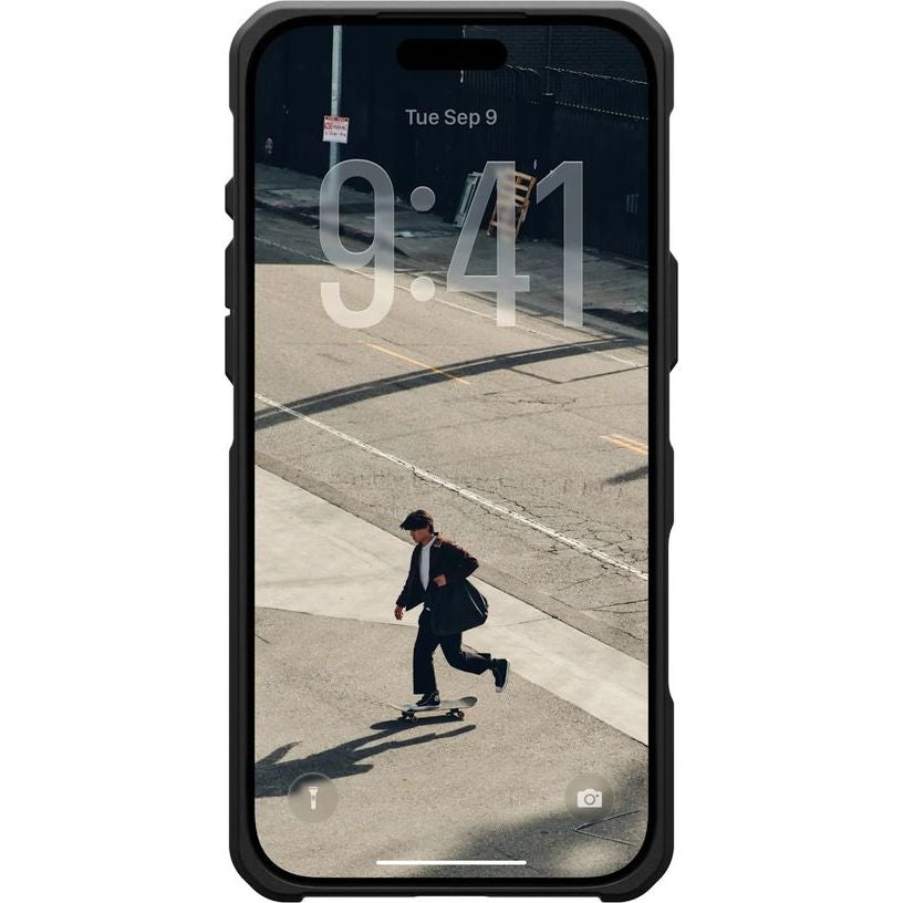 Handyhülle für iPhone 17 Pro Max, Urban Armor Gear Metropolis LT Mag mit MagSafe, Marineblau mit Kevlar