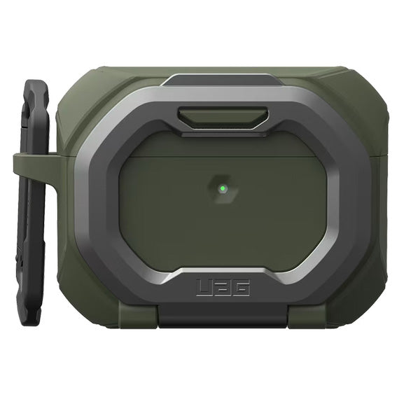 Schutzhülle für AirPods Pro 3, Urban Armor Gear UAG Monarch, Grün-Silbern