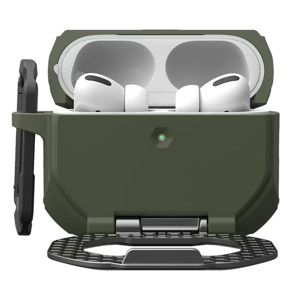 Schutzhülle für AirPods Pro 3, Urban Armor Gear UAG Monarch, Grün-Silbern