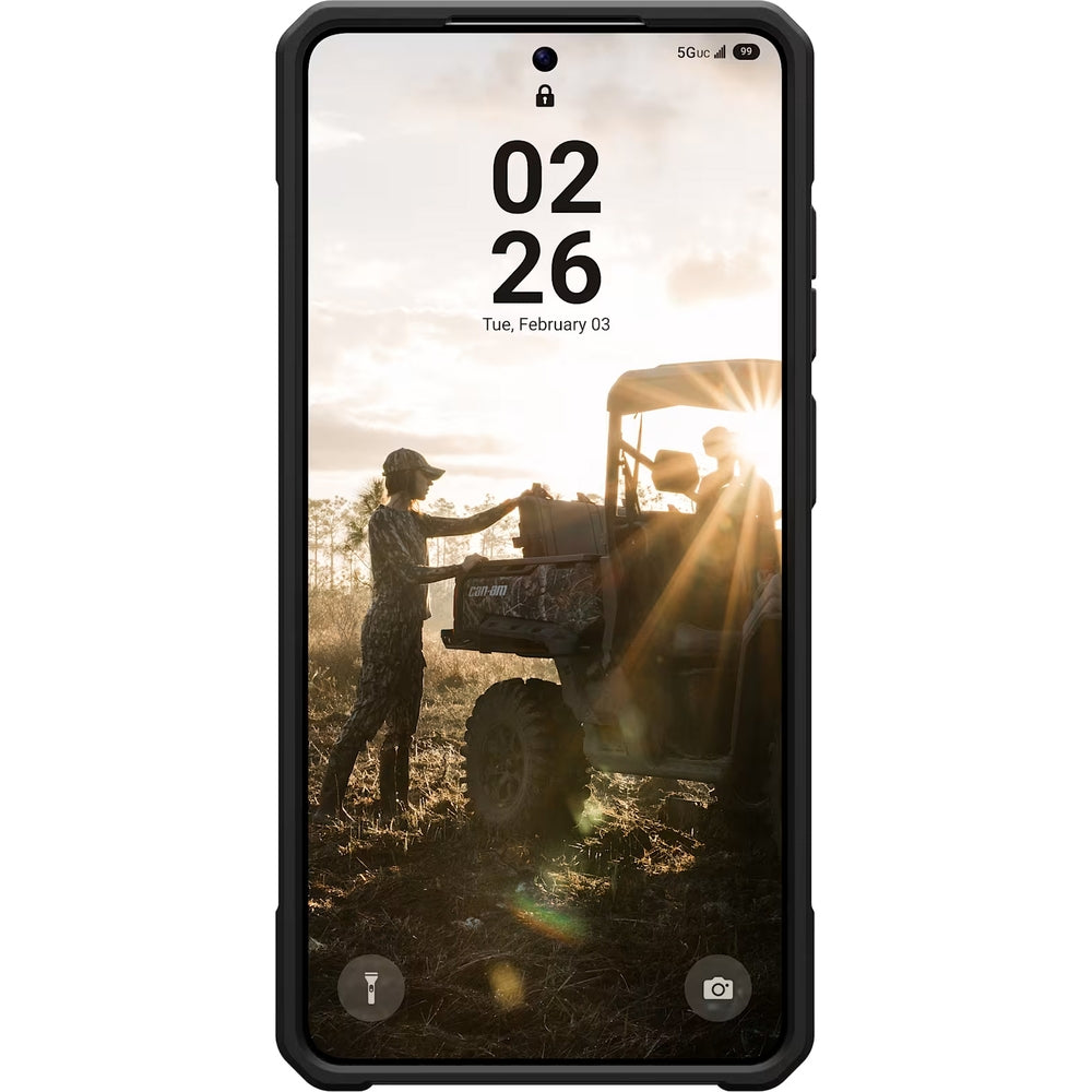 Handyhülle für Galaxy S26 Ultra, Urban Armor Gear Monarch Pro Mag mit MagSafe, Rot / Schwarz