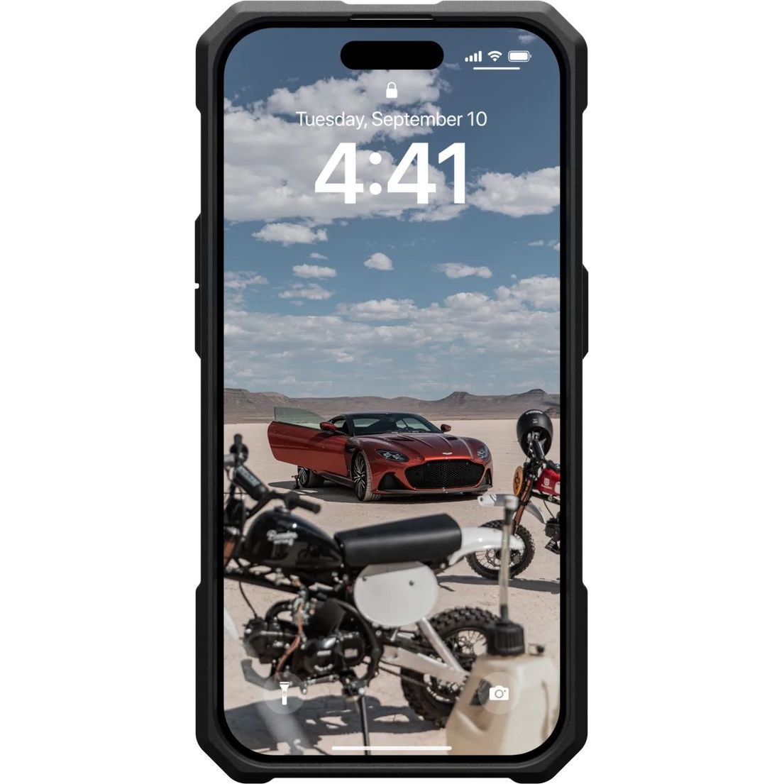 Schutzhülle Urban Armor Gear Monarch Pro MagSafe für Apple iPhone 15 Pro, Schwarz