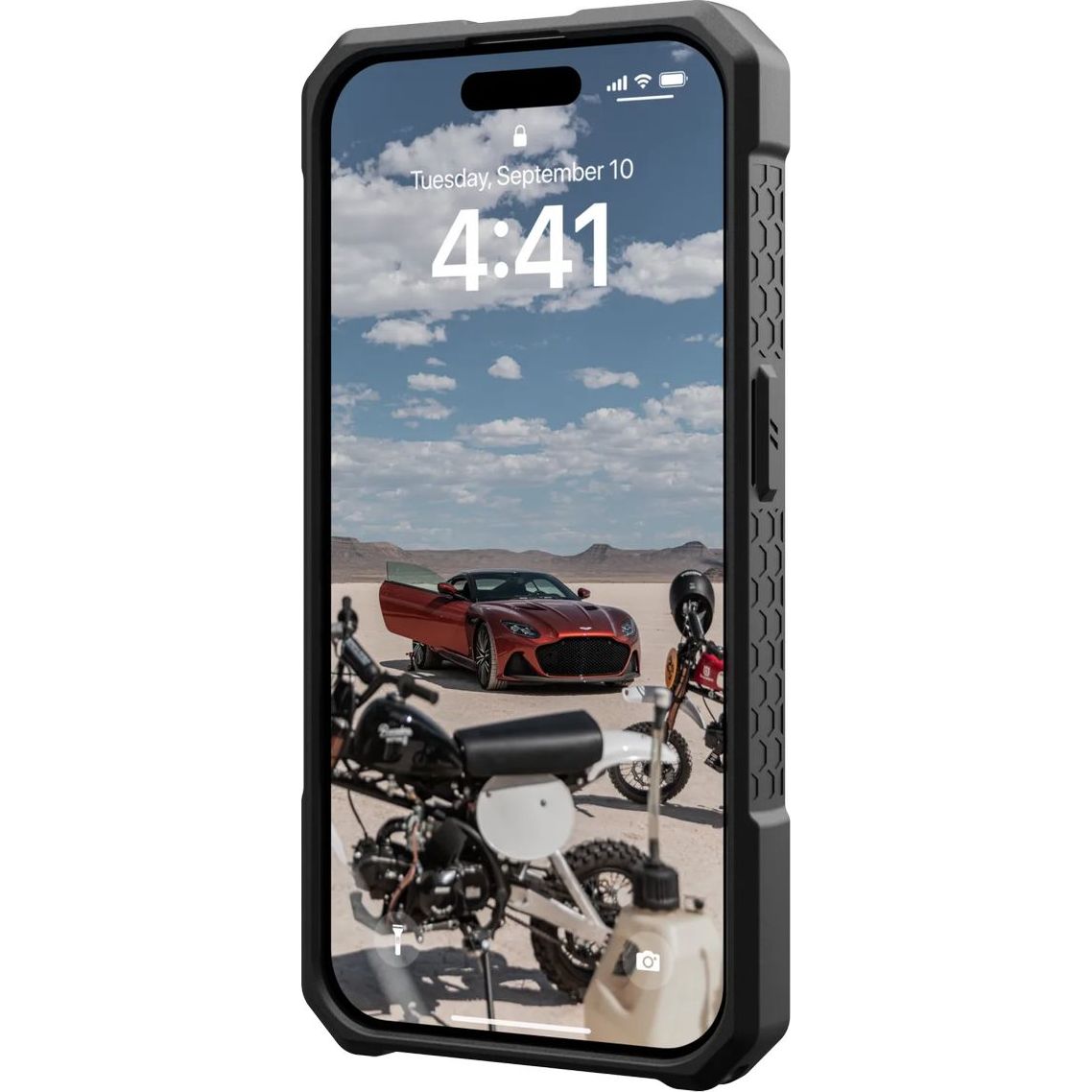 Schutzhülle Urban Armor Gear Monarch Pro MagSafe für Apple iPhone 15 Pro, Schwarz