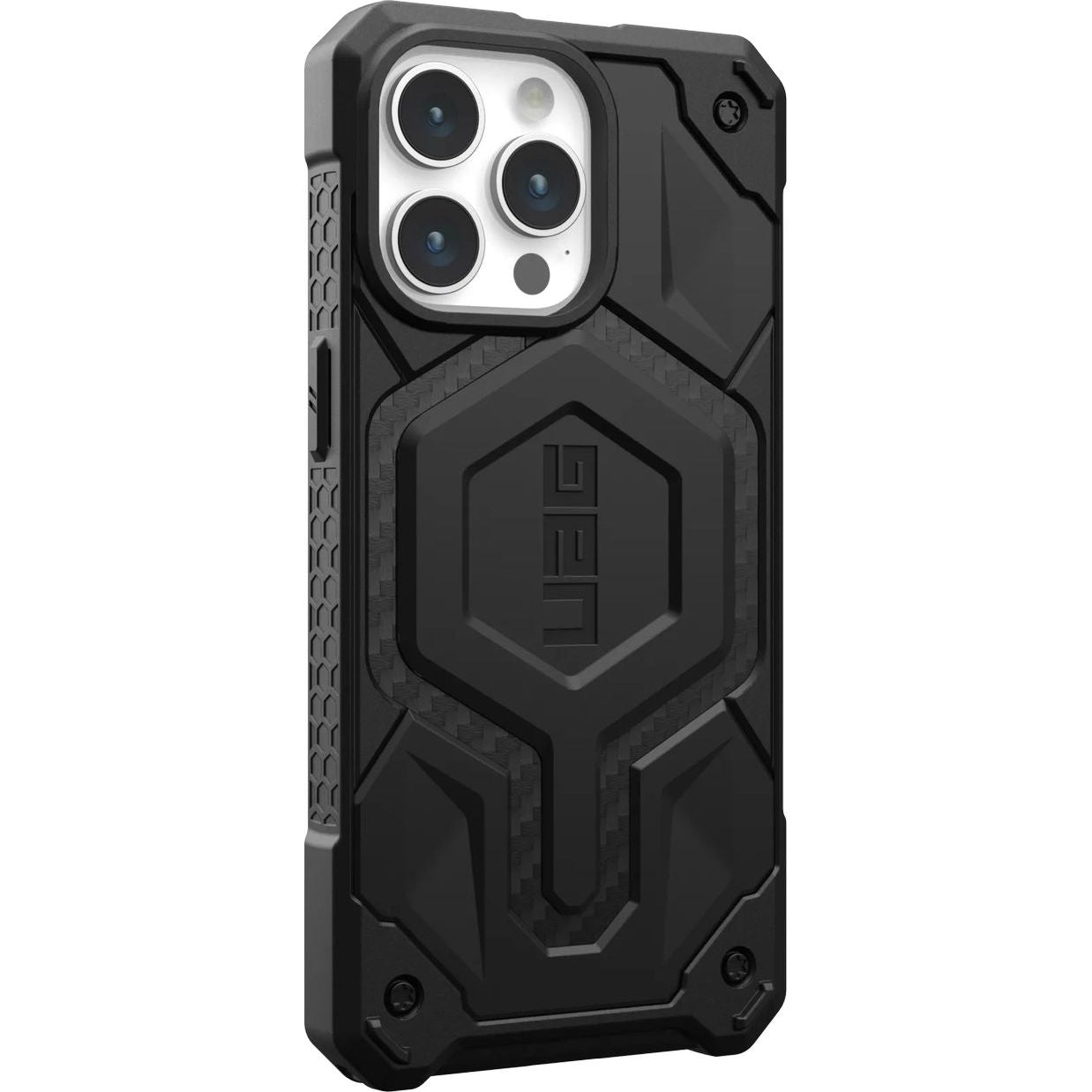 Schutzhülle Urban Armor Gear Monarch Pro MagSafe für Apple iPhone 15 Pro Max, Schwarz