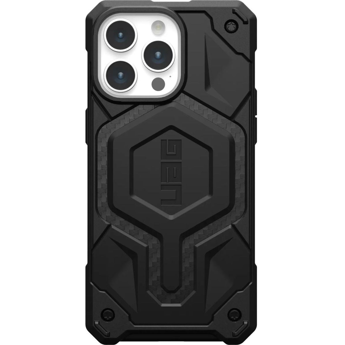 Schutzhülle Urban Armor Gear Monarch Pro MagSafe für Apple iPhone 15 Pro Max, Schwarz