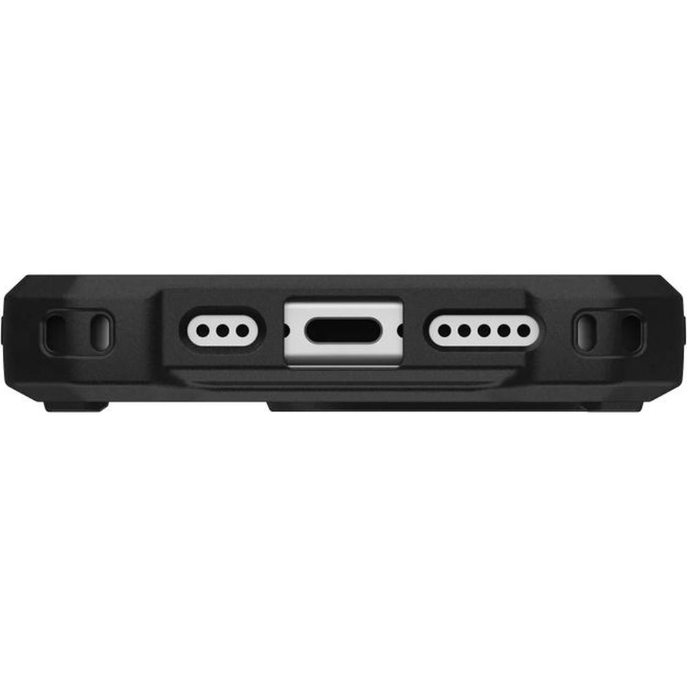 Handyhülle für iPhone 16 Pro, Urban Armor Gear Monarch Pro Mag mit MagSafe, Schwarz mit Kohlefaser