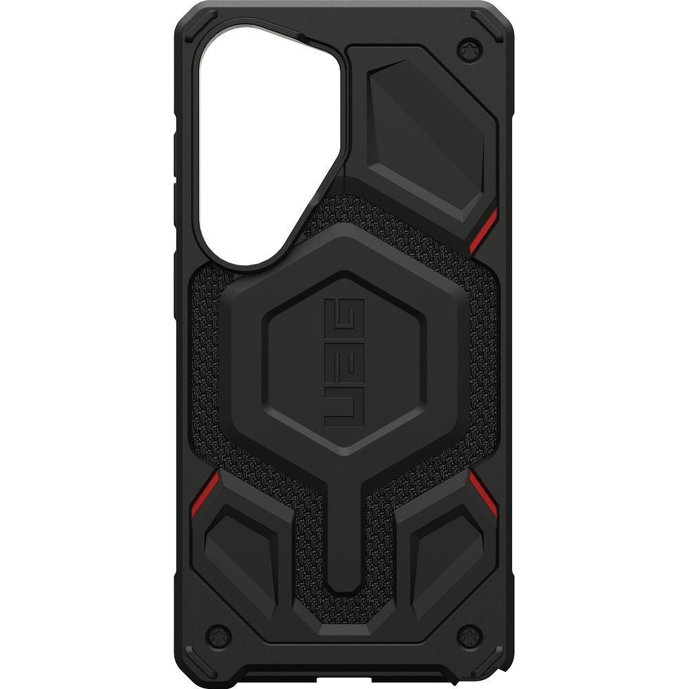 Handyhülle für Galaxy S26 Ultra, Urban Armor Gear Monarch Pro Mag mit MagSafe, Schwarz mit Kevlar