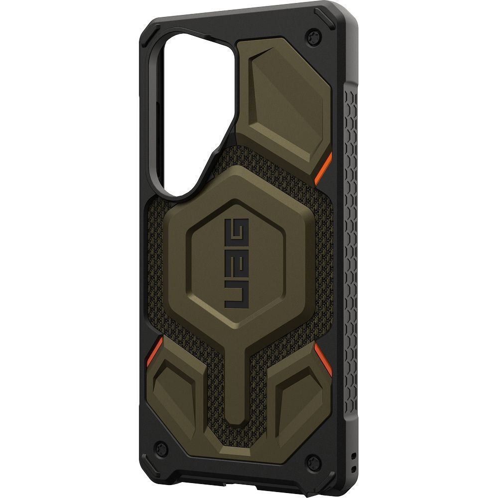Handyhülle für Galaxy S26 Ultra, Urban Armor Gear Monarch Pro Mag mit MagSafe, Dunkelgrün mit Kevlar