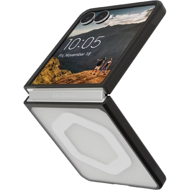 Handyhülle für Galaxy Z Flip8, Urban Armor Gear Mouve, Transparent