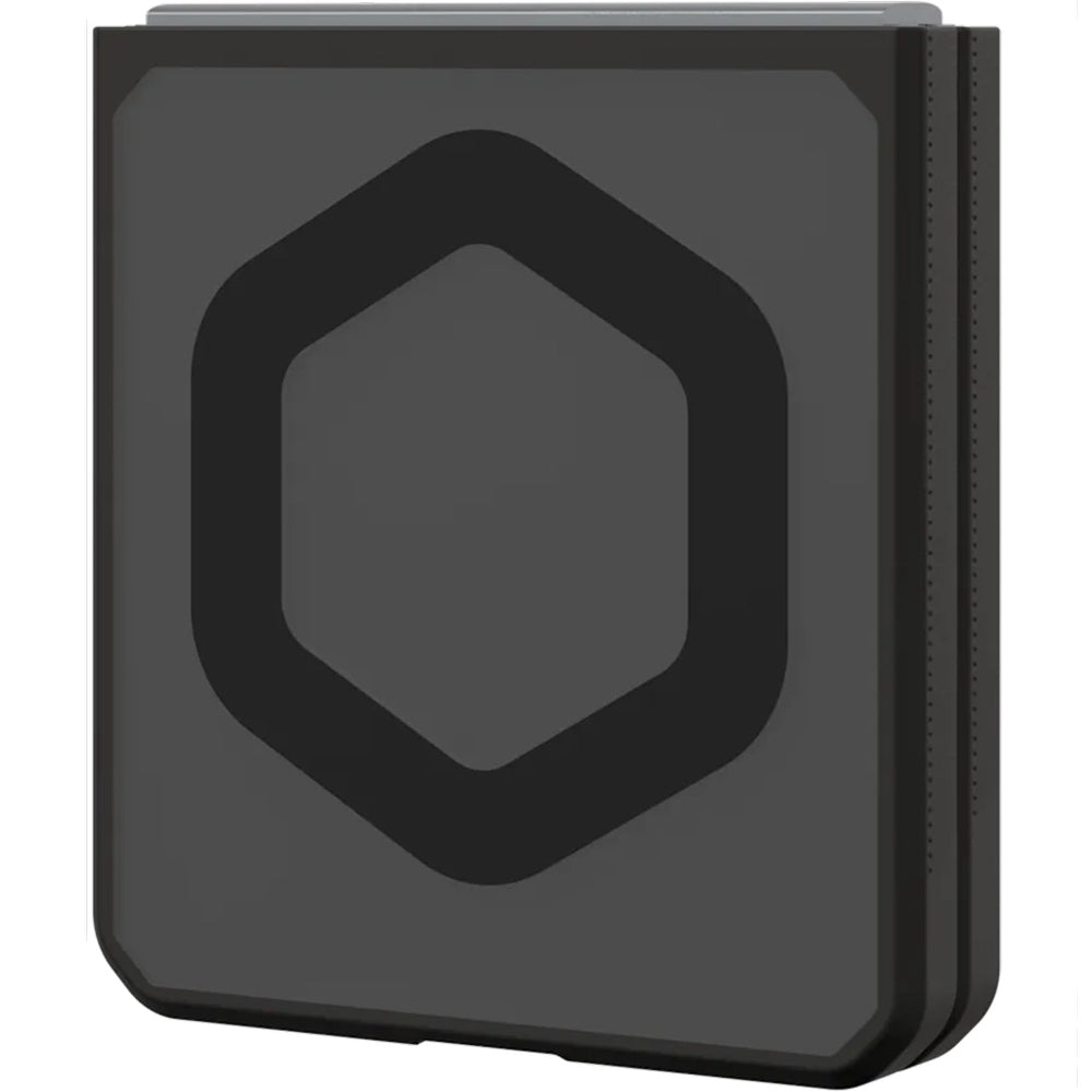 Handyhülle für Galaxy Z Flip7, Urban Armor Gear Mouve with Magnet, Rauchfarben und Schwarz