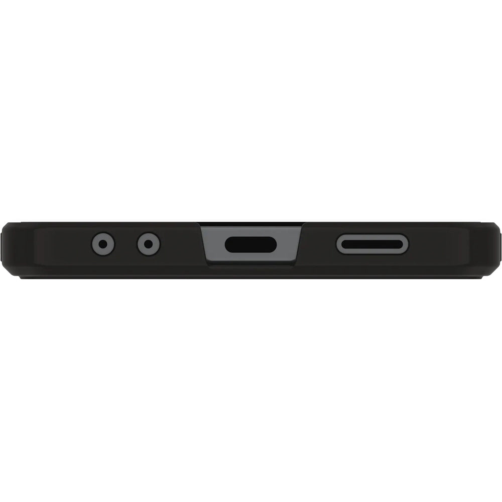 Handyhülle für Galaxy Z Flip7, Urban Armor Gear Mouve with Magnet, Rauchfarben und Schwarz