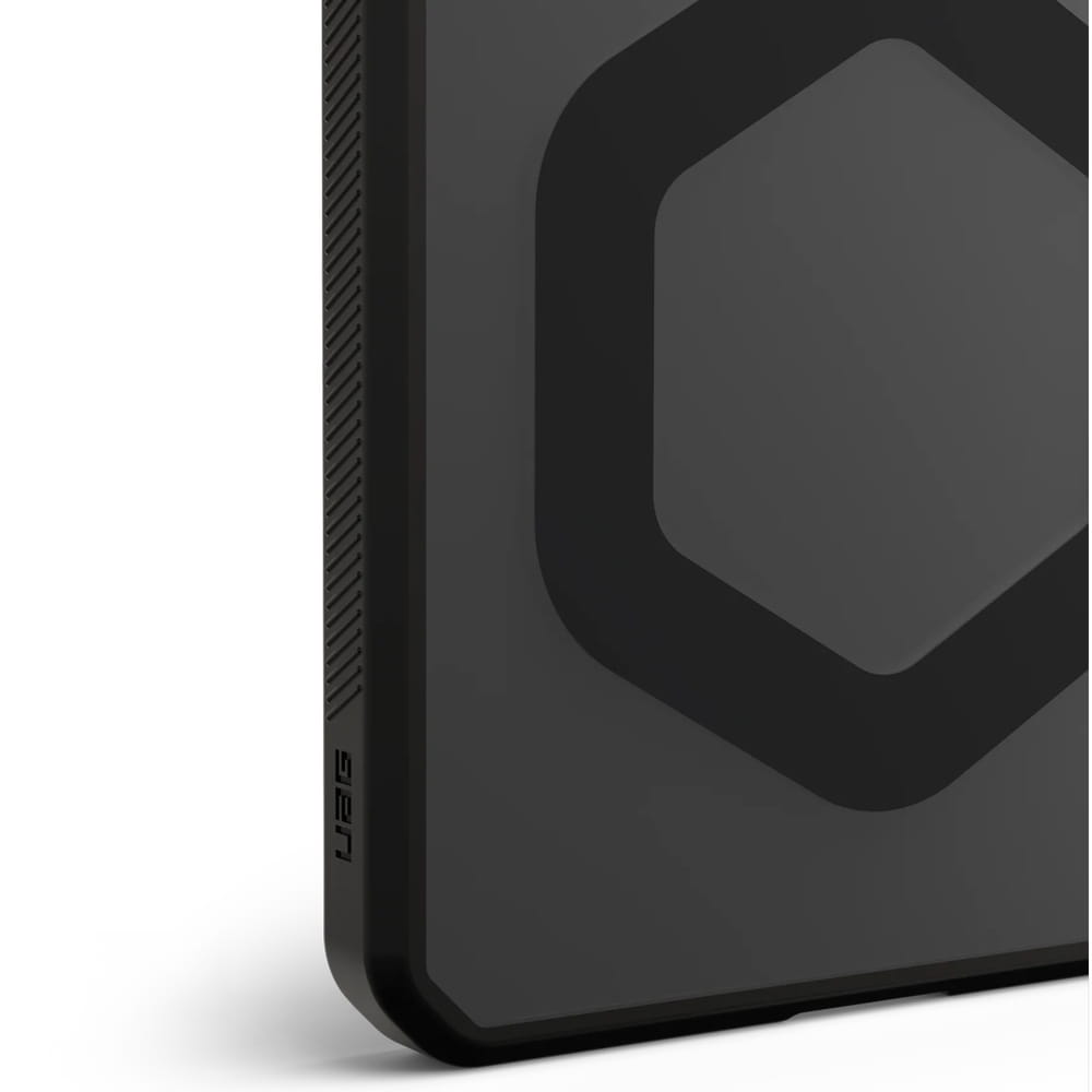 Handyhülle für Galaxy Z Flip8, Urban Armor Gear Mouve with Magnet, Rauchfarben und Schwarz