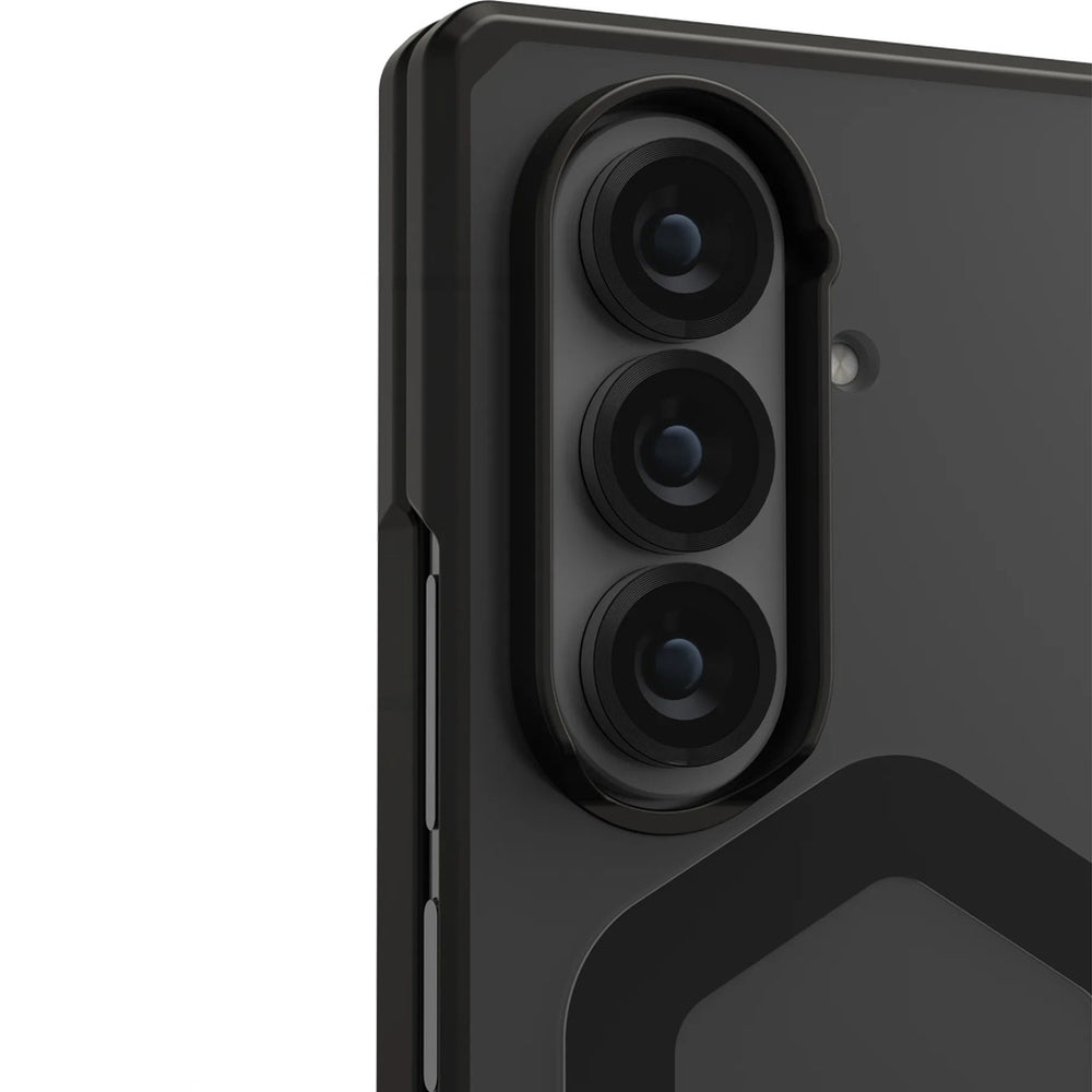 Handyhülle für Galaxy Z Fold7, Urban Armor Gear Mouve with Magnet, Rauchfarben und Schwarz