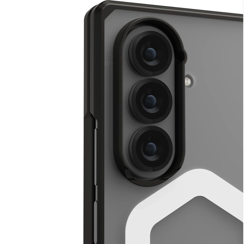 Handyhülle für Galaxy Z Fold7, Urban Armor Gear Mouve with Magnet, Transparent und Schwarz
